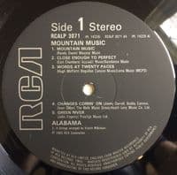 ALABAMA Mountain Music Vinyl Record LP RCA 1982