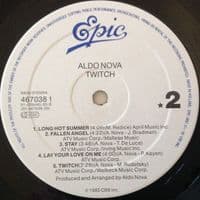 ALDO NOVA Twitch Vinyl Record LP Epic