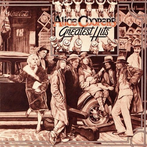 ALICE COOPER Greatest Hits Vinyl Record LP Warner Bros..