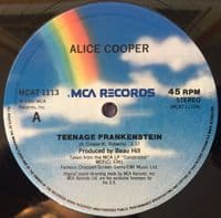ALICE COOPER Teenage Frankenstein Vinyl Record 12 Inch MCA 1986