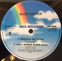 ALICE COOPER Teenage Frankenstein Vinyl Record 12 Inch MCA 1986