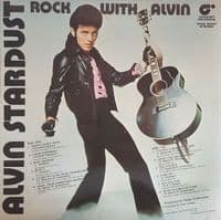 ALVIN STARDUST Rock With Alvin Vinyl Record LP Magnet 1975