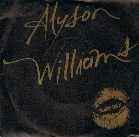 ALYSON WILLIAMS Sleep Talk Vinyl Record 7 Inch Def Jam 1989