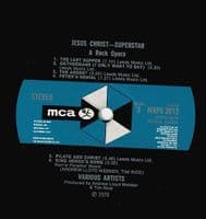 ANDREW LLOYD WEBBER AND TIM RICE Jesus Christ Superstar Vinyl Record LP MCA 1970
