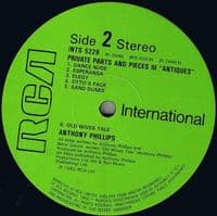 ANTHONY PHILLIPS & ENRIQUE BERRO GARCIA Private Parts And Pieces III: Antiques Vinyl LP RCA 1982