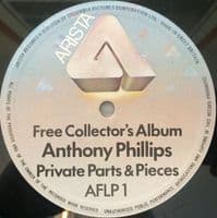 ANTHONY PHILLIPS Private Parts And Pieces Vinyl Record LP Arista 1978