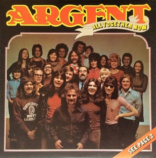 ARGENT All Together Now Vinyl Record LP Epic 1972