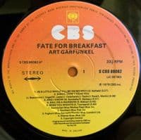 ART GARFUNKEL Fate For Breakfast Vinyl Record LP CBS 1979