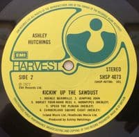 ASHLEY HUTCHINGS Kickin' Up The Sawdust Vinyl Record LP Harvest 1977