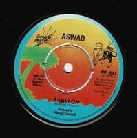 ASWAD Babylon Vinyl Record 7 Inch Island 1981 Rare 4-Prong 45rpm Reggae Single Groove Music Label