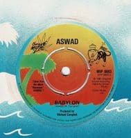 ASWAD Babylon Vinyl Record 7 Inch Island 1981 Rare 4-Prong 45rpm Reggae Single Groove Music Label