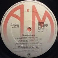 ATHLETICO SPIZZ 80 (SPIZZENERGI) Do A Runner Vinyl Record LP A&M 1980
