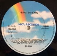 B. B. KING The Best Of B. B. King Vinyl Record LP MCA