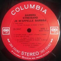 BARBRA STREISAND Je M'appelle Barbra Vinyl Record LP US Columbia 1966