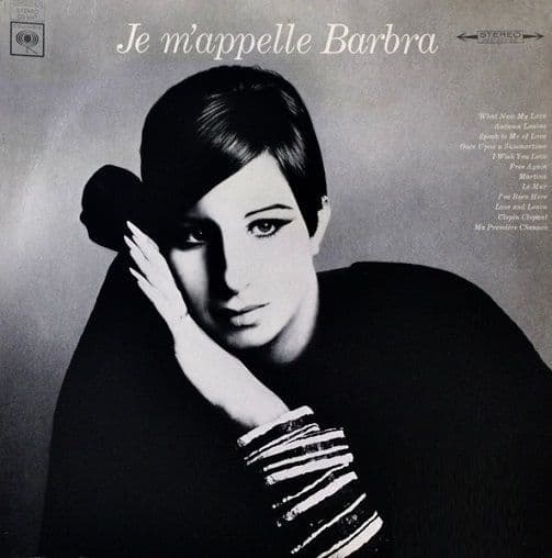 BARBRA STREISAND Je M'appelle Barbra Vinyl Record LP US Columbia 1966