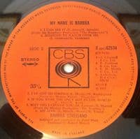 BARBRA STREISAND My Name Is Barbra Vinyl Record LP CBS 1965