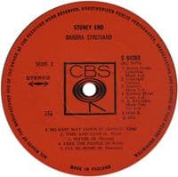 BARBRA STREISAND Stoney End Vinyl Record LP CBS 1971