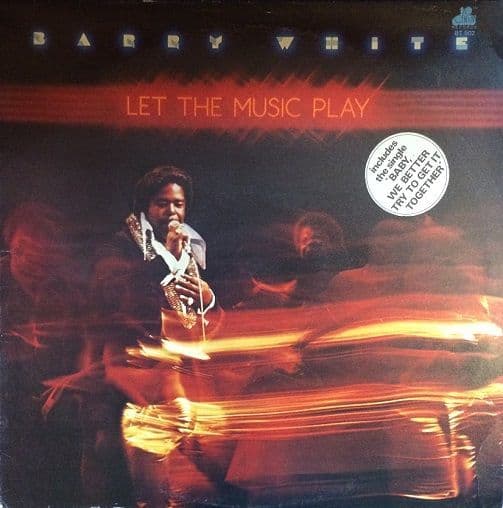 BARRY WHITE Let The Music Play Vinyl Record LP 20th Century 1976