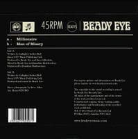 BEADY EYE Millionaire Vinyl Record 7 Inch Beady Eye 2011 Rare Picture Sleeve 45rpm Single Oasis Rock