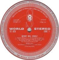BENNY HILL Benny Hill Sings? Vinyl Record LP World Record Club