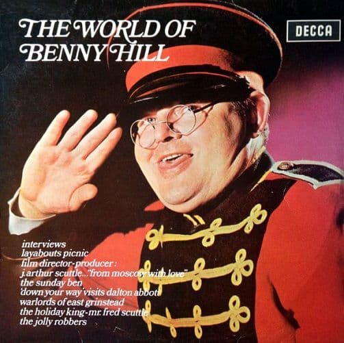 BENNY HILL The World Of Benny Hill Vinyl Record LP Decca 1971