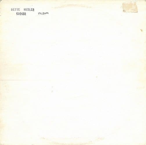 BETTE MIDLER Broken Blossom Vinyl Record LP Atlantic 1978 Test Pressing