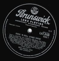 BILL HALEY AND HIS COMETS Rock 'N' Roll Stage Show Vinyl Record LP Brunswick 1956