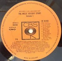 BILLIE HOLIDAY The Billie Holiday Story Volume I Vinyl Record LP CBS 1973