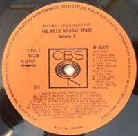 BILLIE HOLIDAY The Billie Holiday Story Volume I Vinyl Record LP CBS 1973