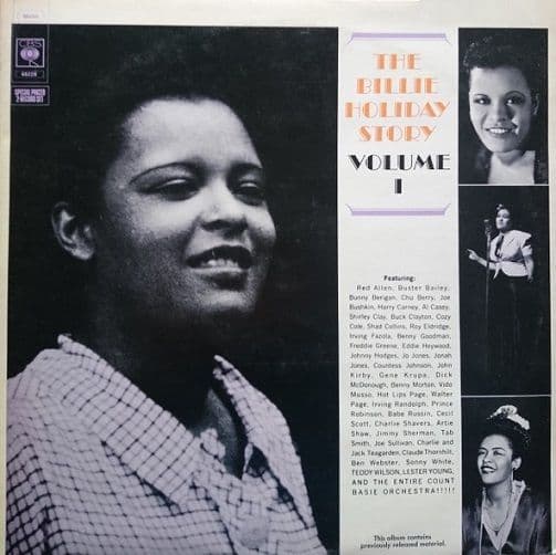 BILLIE HOLIDAY The Billie Holiday Story Volume I Vinyl Record LP CBS 1973