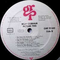 BILLY COBHAM Picture This Vinyl Record LP GRP 1987