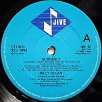 BILLY OCEAN Suddenly Vinyl Record LP Jive 1984