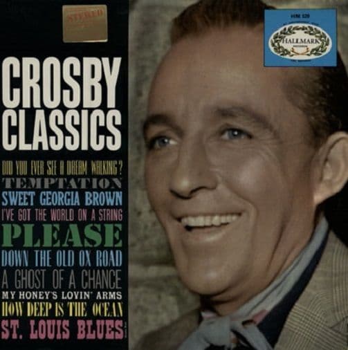 BING CROSBY Crosby Classics Vinyl Record LP Hallmark 1965