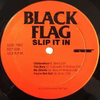 BLACK FLAG Slip It In Vinyl Record LP US SST 1984 1st Press + 2 Inserts SST 029