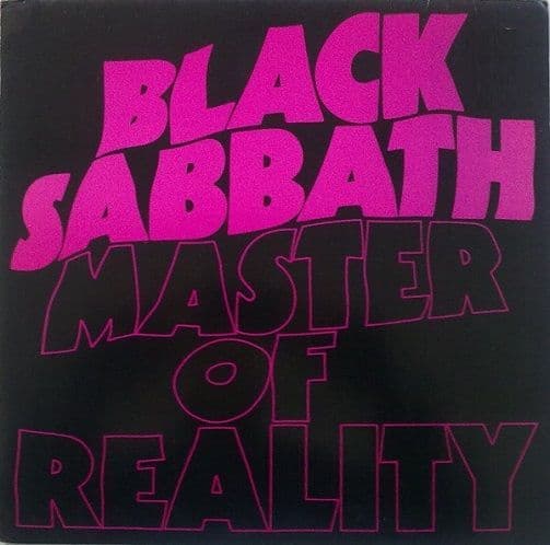 BLACK SABBATH Master Of Reality Vinyl Record LP Nems