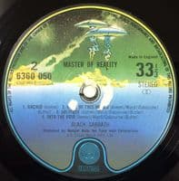 BLACK SABBATH Master Of Reality Vinyl Record LP Vertigo 1973