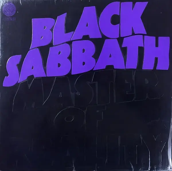 BLACK SABBATH Master Of Reality Vinyl Record LP Vertigo 1973 Rare Spaceship Label Laminated Box
