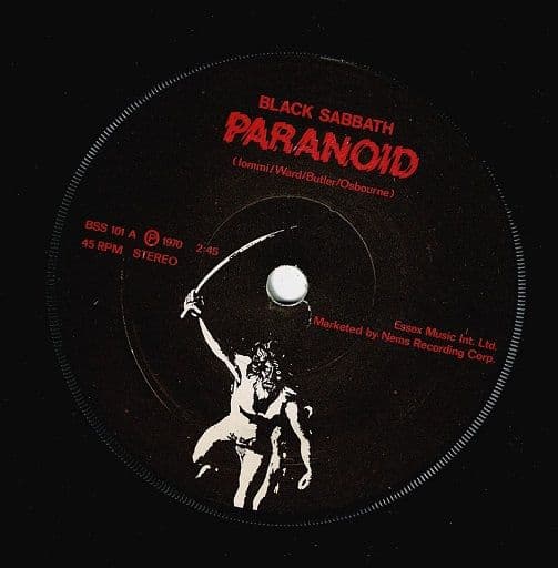 Black Sabbath Paranoid レコード UK オリジナル盤 Paranoid (180