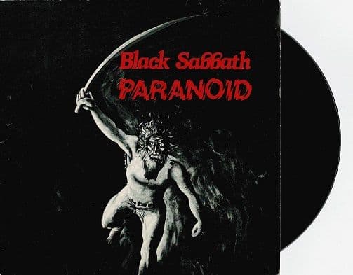 BLACK SABBATH Paranoid Vinyl Record 7 Inch Nems 1980