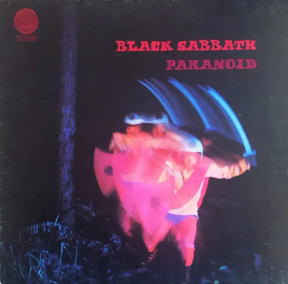 BLACK SABBATH Paranoid Vinyl Record LP Vertigo Swirl 1970 UK 2nd Press No Big Bear Credits 6360011