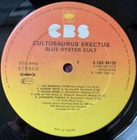 BLUE OYSTER CULT Cultosaurus Erectus Vinyl Record LP CBS 1980