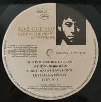 BOB GELDOF Deep In The Heart Of Nowhere Vinyl Record LP Mercury 1986