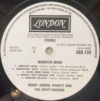Bobby Pickett And The Crypt-Kickers Monster Mash Vinyl Record 7 Inch HLU 10320