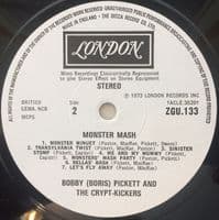Bobby Pickett And The Crypt-Kickers Monster Mash Vinyl Record 7 Inch HLU 10320