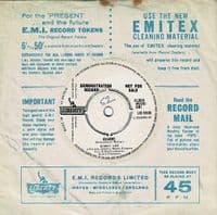 BOBBY VEE Bobby Tomorrow Vinyl Record 7 Inch Liberty 1963 LIB 55530 White/Red Demo Press Rare Promo
