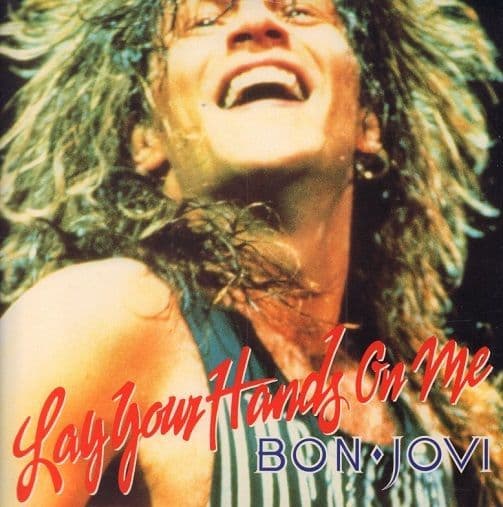 BON JOVI Lay Your Hands On Me Vinyl Record 12 Inch Vertigo 1989