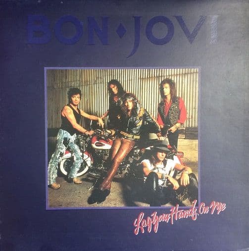 BON JOVI Lay Your Hands On Me Vinyl Record 12 Inch Vertigo 1989.