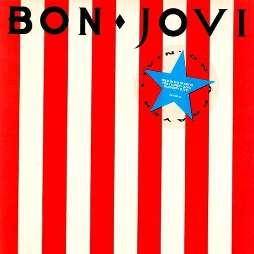 BON JOVI Livin' On A Prayer Vinyl Record 12 Inch Vertigo 1986