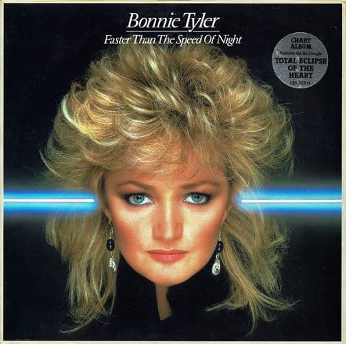 BONNIE TYLER Faster Than The Speed Of Night Vinyl Record LP CBS 1983