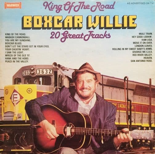 BOXCAR WILLIE King Of The Road Vinyl Record LP Warwick 1980